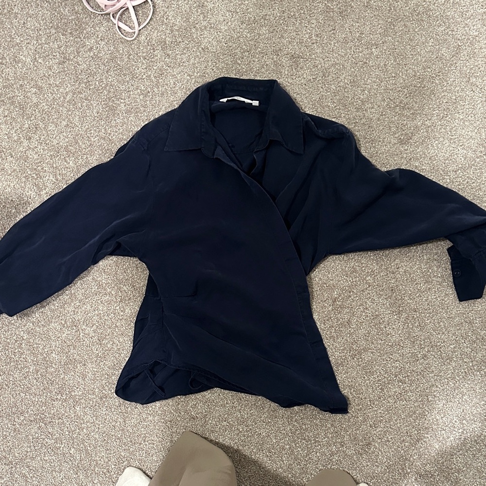 & Other Stories Dark Blue Blazer